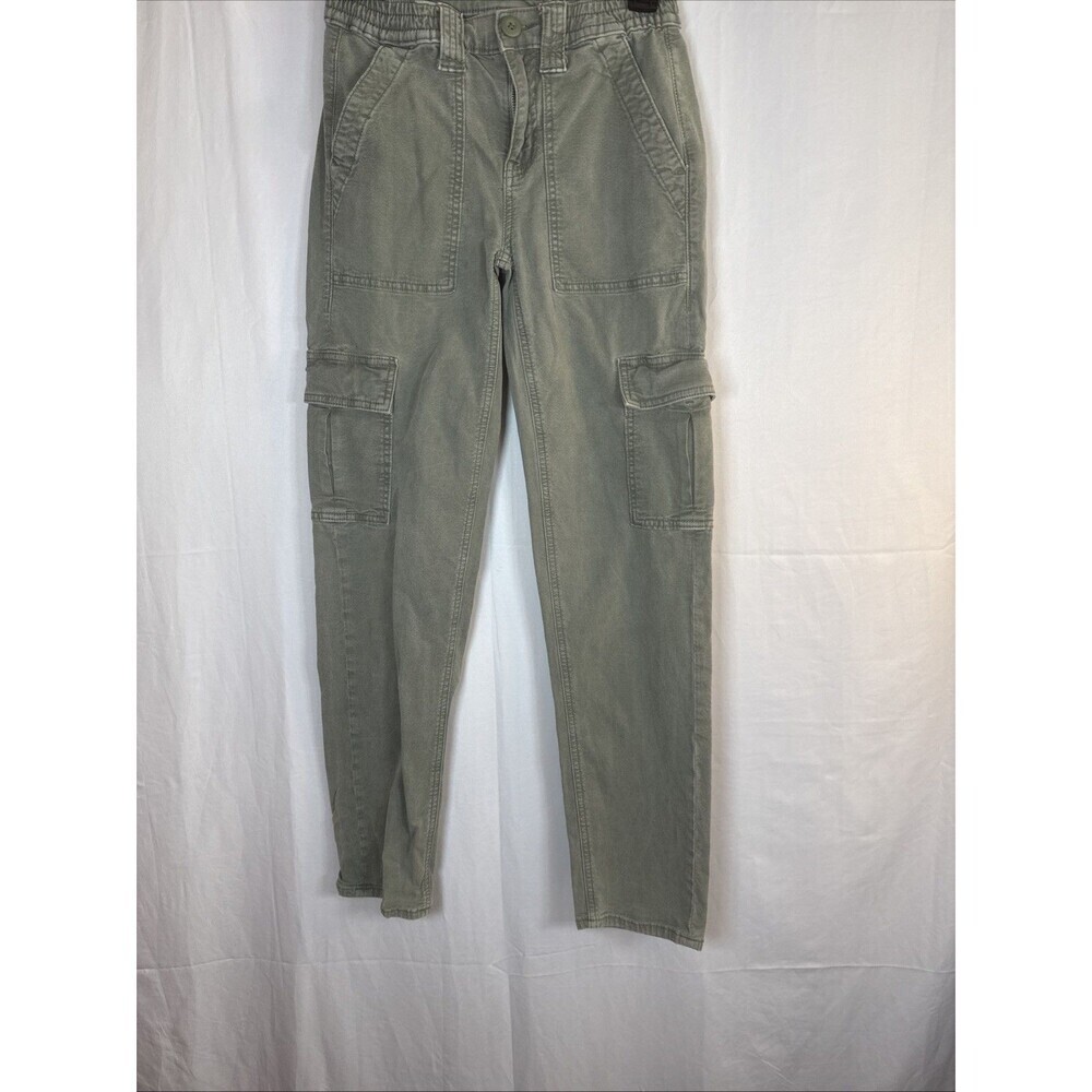 Women’s American Eagle Green Cargo Pants Size 00 Preowned - Picture 3 of 13